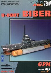 Mini-U-Boot des Typs Biber 1:25 übersetzt!