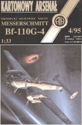 Nachtjäger Messerschmitt Bf-110 G-4 "schräge Musik" 1:33 übersetzt, ANGEBOT