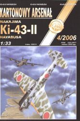 Nakajima Ki-43 II Hayabusa 1:33 (Halinski KA 4/2006 Mattdruck)