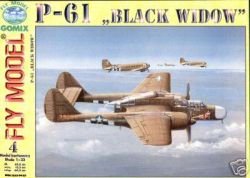 Northrop P-61B Black Widow 1:33 (FlyModel Nr.4, 3. Auflage)