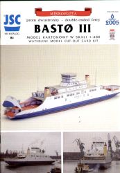 Norwegische Fähre Bastoe III (double-end ferry) 1:400
