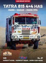 Tatra T815 – 290R75 4x4.1 HAS (Startnummer 401 Dakar-Rallye 1994 oder als Test-