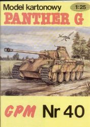 Panzer Pz.Kpfw.V Panther Ausf.G -Befehlswagen 1:25 (1. Auflage)