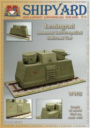 Panzerdraisine "Leningrad" 1:25 übersetzt, inkl. Spantensatz