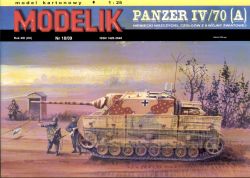 Panzerjäger IV/70(A) aus dem Jahr 1944 1:25 extrem, Offsetdruck