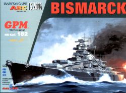 Panzerschiff Bismarck (1941) "gealtert" 1:200 übersetzt!,  ANGEBOT