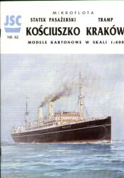 Passagierschiff Kosciuszko & Trampschiff Krakow (1930) 1:400