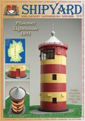 Pilsumer Leuchtturm (1891) 1:87 Kartonmodell inkl. Spantensatz, übersetzt