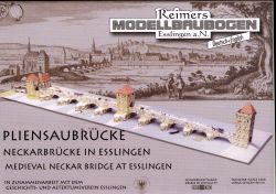 Pliensaubrücke - die Neckarbrücke in Esslingen (13.Jh.) 1:300