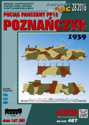 Polnischer Panzerzug PP 12 Poznanczyk (der Posener) aus dem Jahr 1939 1:87 ANGEBOT