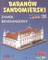 Renaissance-Schloss Baranow Sandomierski / Polen 1:150