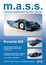 Rennwagen Porsche 956 des Teams Kremer Racing (Le Mans, 1983) 1:24