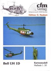 SAR-Hubschrauber Bell 205 UH 1D in 2 Kennzeichnungsoptionen 1:50 deutsche Anleitung