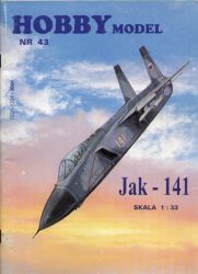 STOL-Flugzeug Jakowlew Jak-141 (Freestyle) 1:33 übersetzt, REPRINT