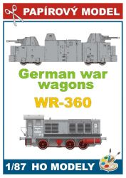 Schienen-Panzerwagen und Diesellokomotive WR-360 1:87 (H0) einfach