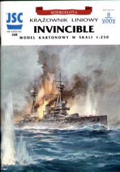 Schlachtkreuzer HMS Invincible (1909) 1:250 Originalausgabe, ANGEBOT