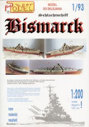 Schlachtschiff Bismarck (1941) 1:200 (SuperModel 1/93)