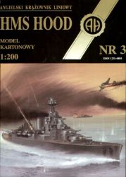 Schlachtschiff HMS Hood (Mai 1941) 1:200 Halinski (2.Ausgabe), ANGEBOT