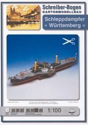 Schleppdampfer Württemberg (1909) 1:100 deutsche Anleitung