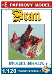 Schloss Bran / Törzburg („Draculaschloss“) in Rumänien (1377) 1:120
