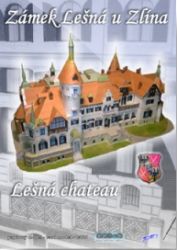 Schloss Lesna (deutsch Leschna) bei Zlin / Tschechien (1887) 1:120
