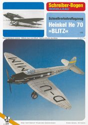 Schnellverkehrsflugzeug Heinkel He 70 Blitz (1932) 1:50 deutsche Anleitung