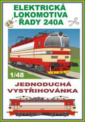 Schnellzuglokomotive der Baureihe 240A (S 499.0) 1:48 einfach