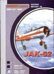 Schul- und Trainingsflugzeug Jakowlew Jak-52 1:33 übersetzt, ANGEBOT