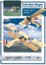 Schulflugzeug Curtiss JN-4D Jenny "Kelly Field" (1917) 1:50 deutsche Anleitung, ANGEBOT