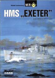 Schwerkreuzer HMS Exeter (1941) 1:200 Modelllänge: 88cm!, ANGEBOT