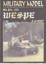 Selbstfahrlafette Sd.Kfz.124 Wespe (Kursk, 1943) 1:25 extrem