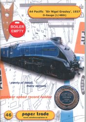 Dampflokomotive Sir Nigel Gresley, 1:48 (inkl. Lasercut)