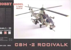 South African Air Force Hubschrauber CSH-2 Rooivalk 1:33 übersetzt