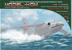 Bomben-Flugboot mit Strahltriebwerken Berijew Be-10 (NATO-Code Mallow) 1:33 inkl. Korrekturbogen