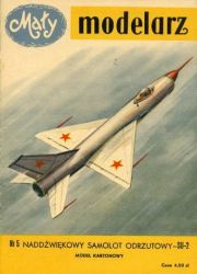 Experimental-Überschalflugzeug Suchoj Su-2 (eigentlich T-3) 1:50 Originalausgabe 5/1958