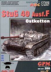 Sturmgeschütz StuG.40 Ausf.F "Ostketten" Wintertarnbemalung 1:25