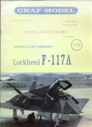 Tarnkappenjäger Lockheed F-117A 1:33 (Graf-Model) übersetzt