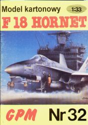 Trägergestützte F/A-18 Hornet 1:33 (Normaldruck GPM 032) ANGEBOT