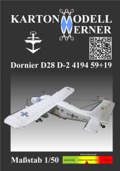 Transport- und Verbindungsflugzeug Dornier Do-28 D (MFG 5 Kiel, 1986) 1:50