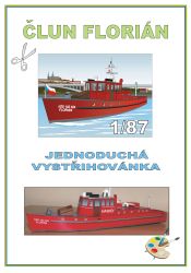Tschechischer Feuerwehrboot HZS 102 304 „Florian“ aus Prag/Praha 1:87
