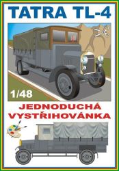 tschechischer Lkw Tatra TL-4 1:48 einfach