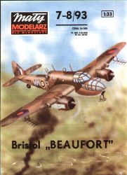 U-Boot-Jäger Bristol Beaufort (Coastal Command) 1:33 übersetzt, ANGEBOT