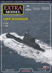 U-Boot Klasse 207, Kobben-Klase als polnische ORP Kondor (2009) 1:100 und 1:200