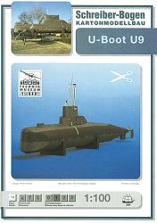 U-Boot U-9 (Bj.1966) 1:100 deutsche Anleitung