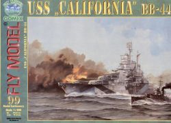 US-Panzerschiff USS California BB-44 (1944) inkl. Spantensatz 1:200 (2. Ausgabe) übersetzt, ANGEBOT