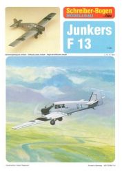 Verkehrs- und Frachtflugzeug Junkers F 13 1:100 deutsche Anleitung