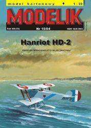 Wasserflugzeug Hanriot HD-2 Französischer Marine (1917) 1:33