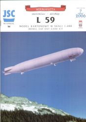 Zeppelin L 59 + 6x Panzer (1.WK) 1:400