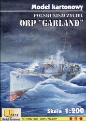 Zerstörer ORP Garland (Mai, 1942) ex.HMS Garland 1:200 extrem, ANGEBOT