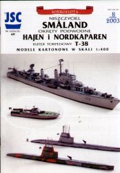 Zerstörer Smaeland +2 U-Boote +Torpedoboot +Flugkörper 1:400 (Erstauflage)